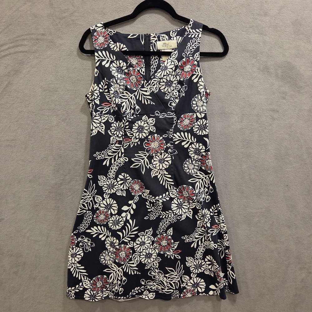 VTG DBY Ltd. 90s Y2K Baby Doll Floral Dress Woman Size 4 Casual Classic Coquette
